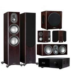 Monitor Audio Speaker Set Gold 5.1 Dark Walnut + Anthem AV Receiver MRX-740 (set)