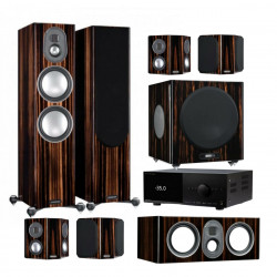 Monitor Audio Speaker Set Gold 5.1.2 Piano Ebony + Anthem AV Receiver MRX-1140 (set)