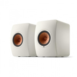 KEF LS50W MKII Wireless Speakers, Mineral White