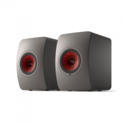 KEF LS50W MKII Wireless Speakers, Titanium Grey