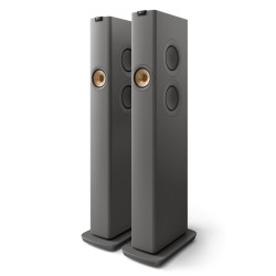 KEF LS60 Wireless Floorstanding Speakers Titanium