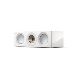 KEF Reference 2 Meta Center Channel Speakers in High Gloss White Champagne