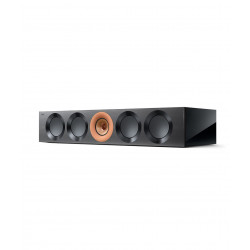 KEF Reference 4 Meta Center Channel Speakers in High Gloss Black Copper