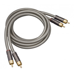 Linn RCA Interconnects 1.2m terminated with RCA phono, silver