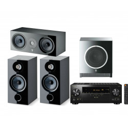Focal Speaker Set Chora 5.1 Black + Pioneer AV Receiver VSX-LX305 (set)