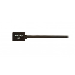 Shure WL93 Subminiature Omnidirectional Lavalier Microphone with 4' Cable and TA4F Connector (Black)