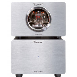 Vincent PHO-701 Tube Phono preamplifier Silver