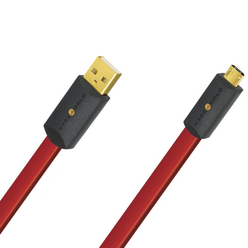 Wireworld Starlight 8 USB 2.0 A-Micro B Flat Cable 2.0m