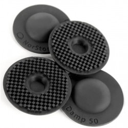 NorStone Damp 50 Black RUBBER X4