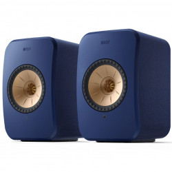KEF LSX II Bookshelf Speakers Cobalt Blue