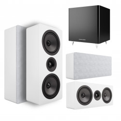 Acoustic Energy AE105 White / AE108 5.1 package Black Wall Speakers