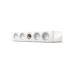 KEF Reference 4 Meta Center Channel Speakers in High Gloss White Champagne